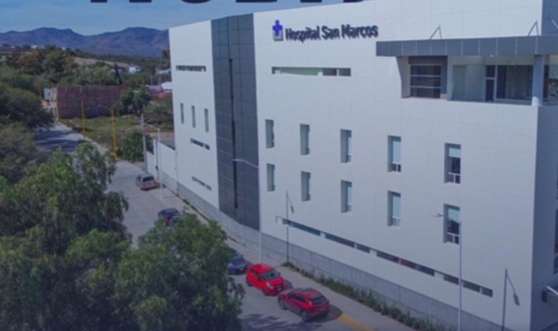 Fachada del hospital