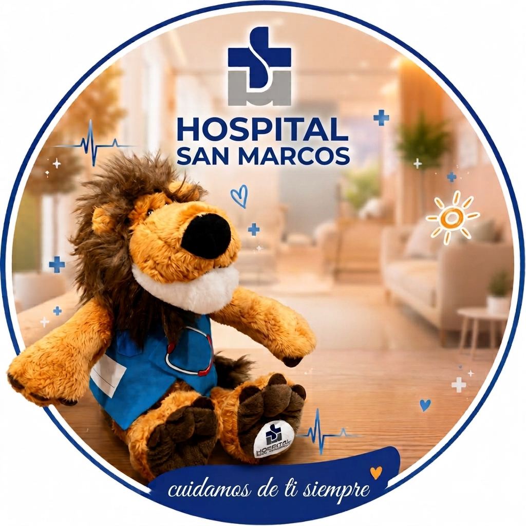 Mascota Hospital San Marcos - León Leo